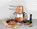10 Piece Copper Nonstick Cookware Set Z254738