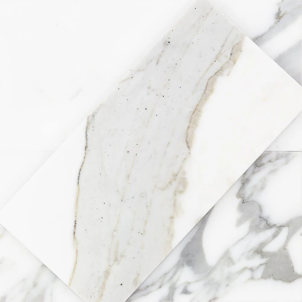Calacatta 4x8 Polished Marble Tile P573235
