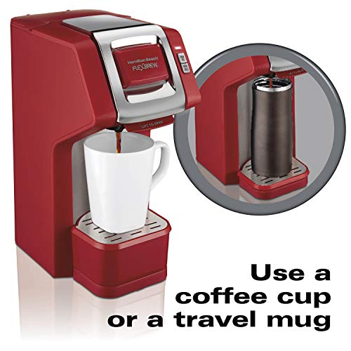Black & Chrome Single-Serve Coffee Maker M5292