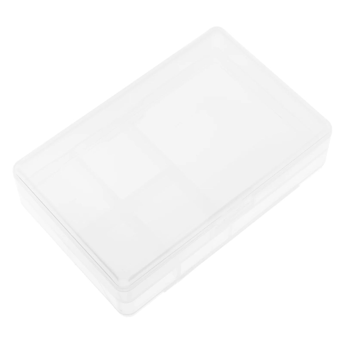 Clear White 4 Pcs Storage Basket with Lids L7541