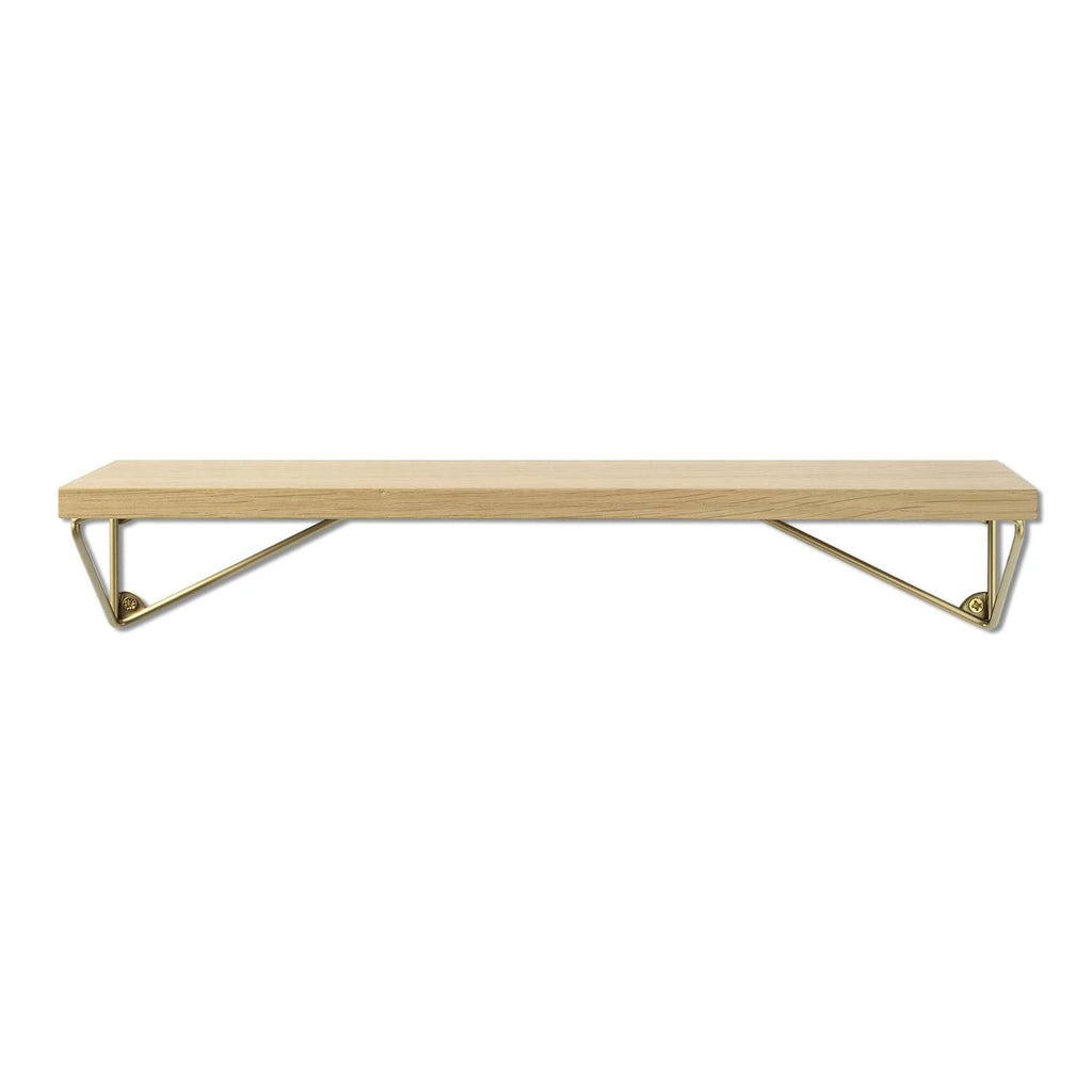 Oak Shelf with Brackets Z8037