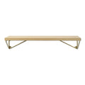 Oak Shelf with Brackets Z8037