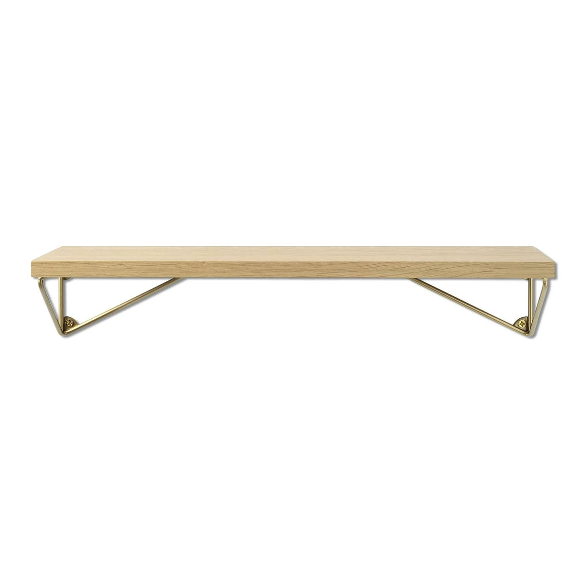 Oak Shelf with Brackets Z8037