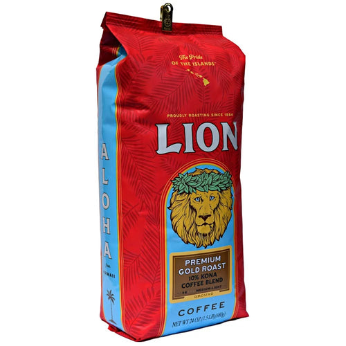 10% Kona Coffee Blend Ground 24 Ounce Bag (Pack of Two) X256