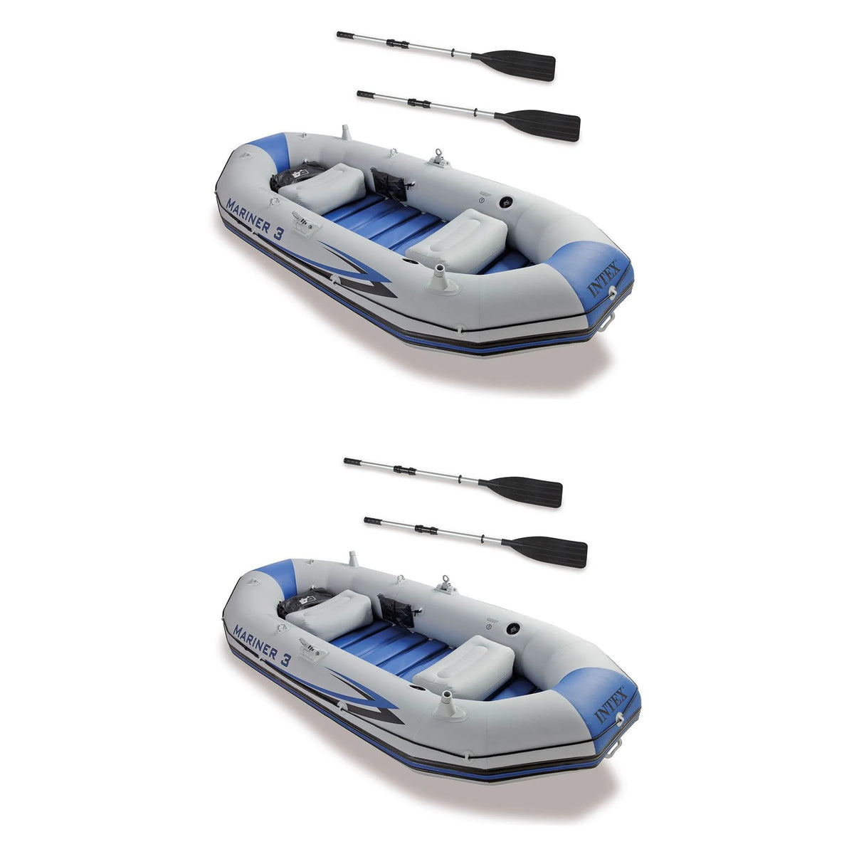 3-Person Inflatable Boat & Oars Set E1638