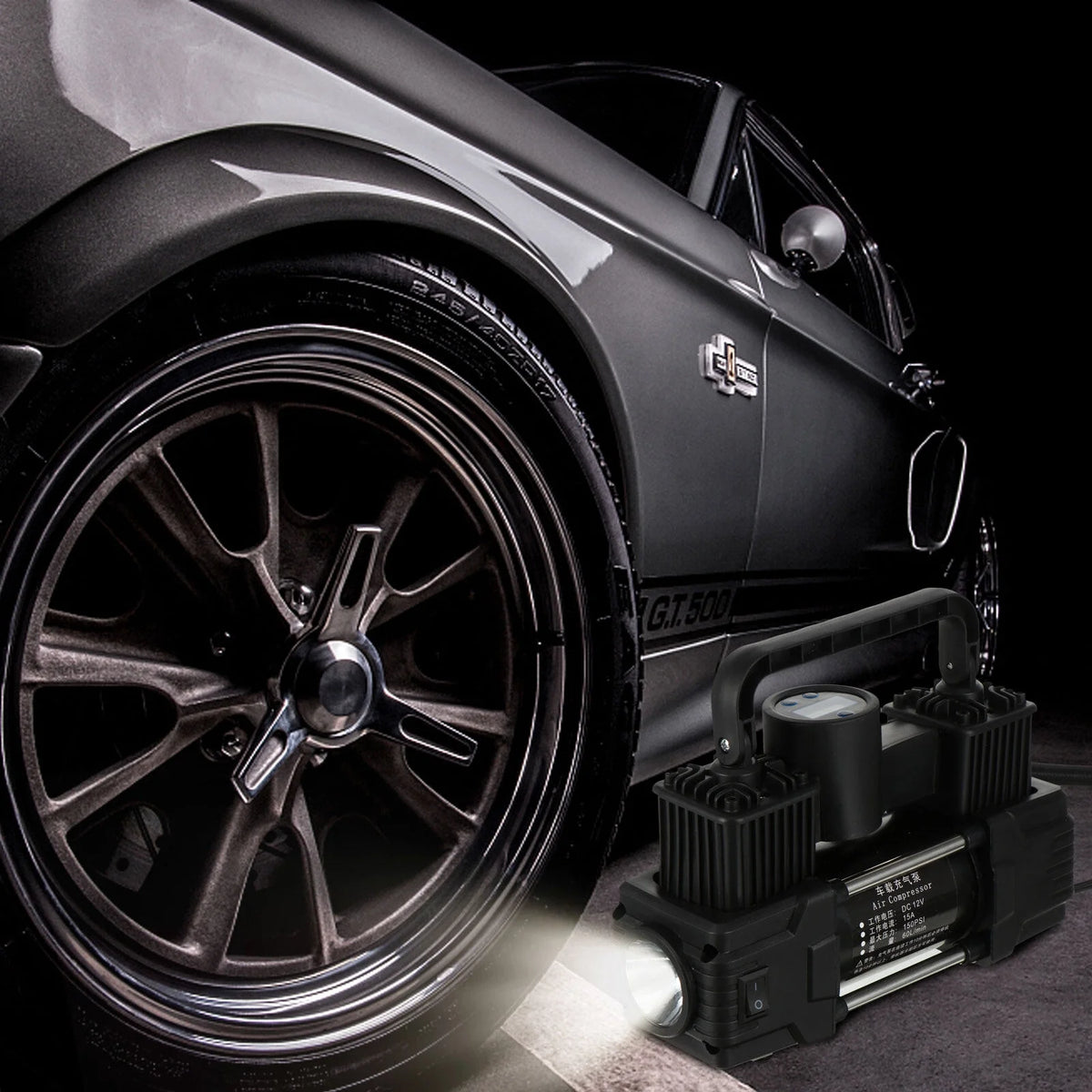 Portable Vehicle-mounted Tire Inflator Pump B81278