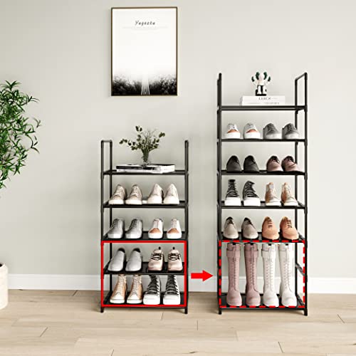 10-Tier White Shoe Rack H363117