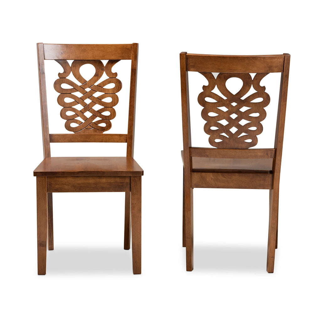 Walnut Brown Dining Chair, Set of 2 K17408