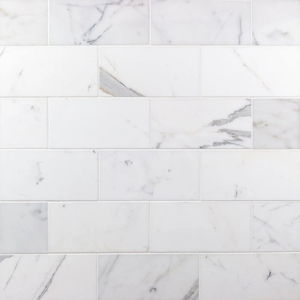 Calacatta 4x8 Polished Marble Tile P573235