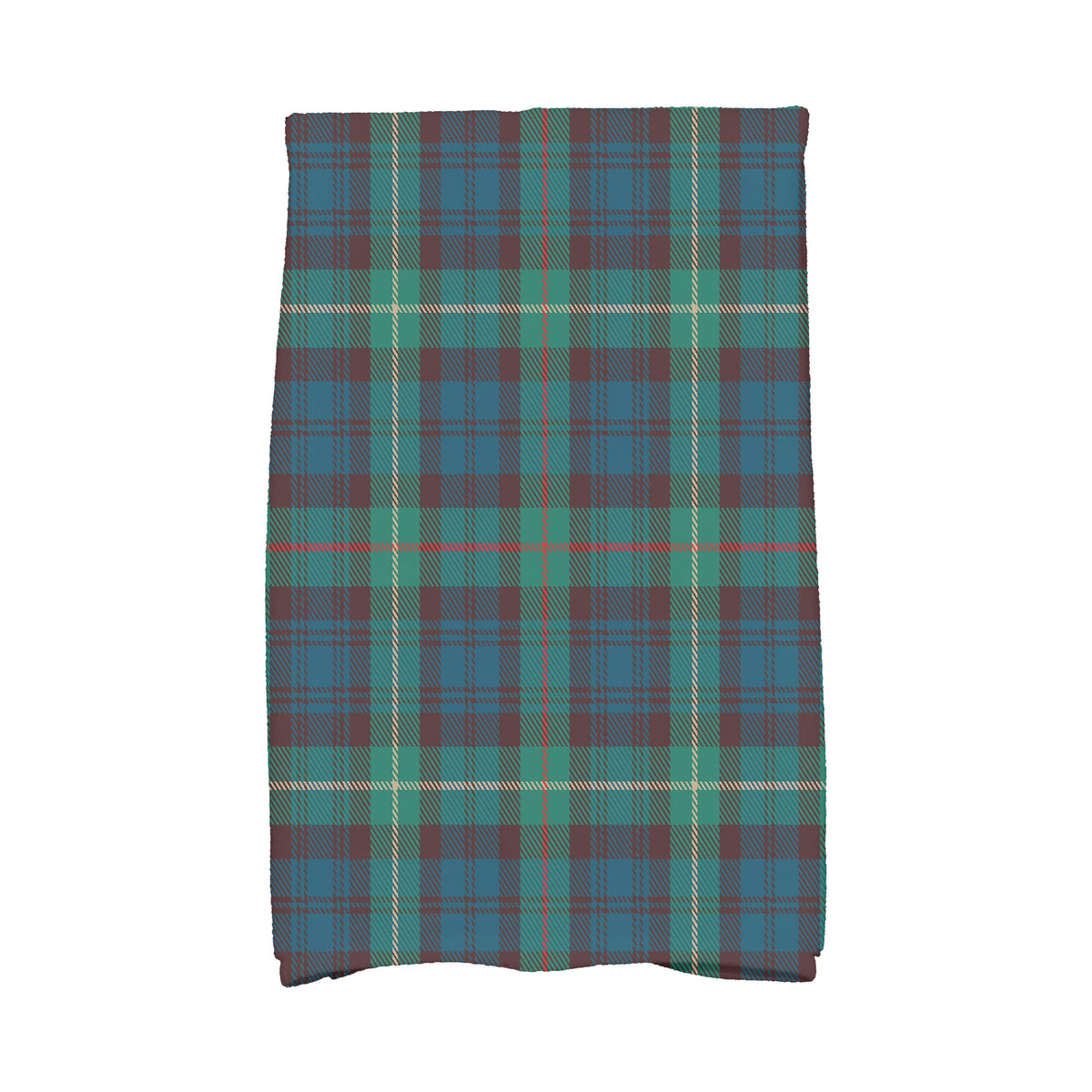 Navy Blue Tartan Plaid Kitchen Towel R4101