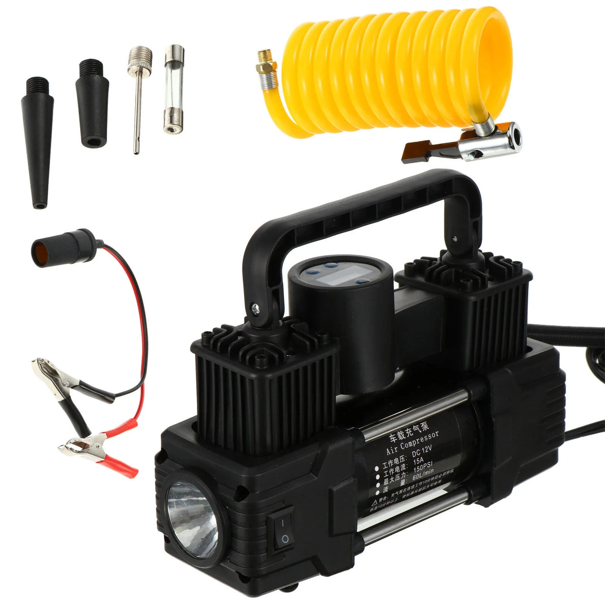 Portable Vehicle-mounted Tire Inflator Pump B81278