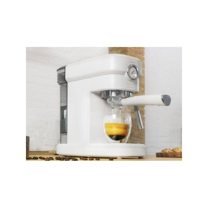 White 20 Bar 1350W Espresso Coffee Maker I4124