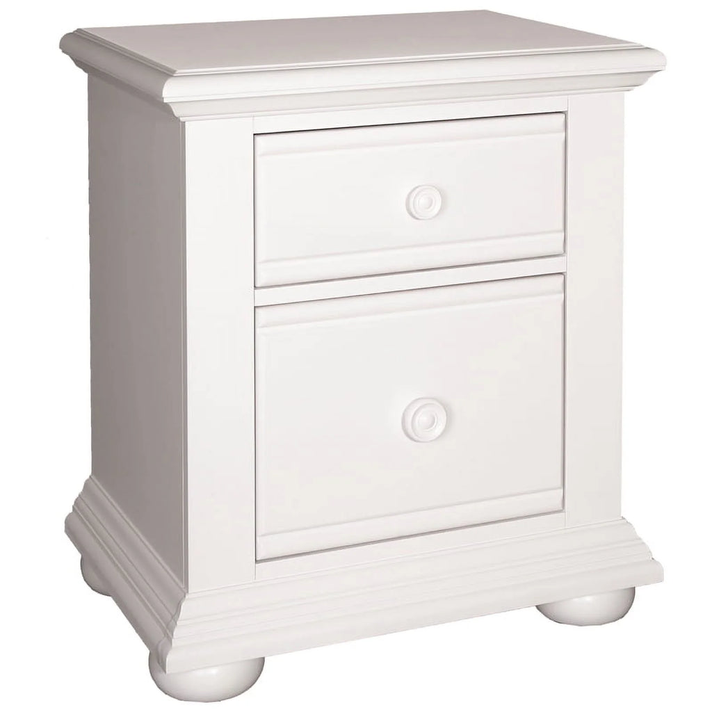 White 2 Drawer Night Stand M409192