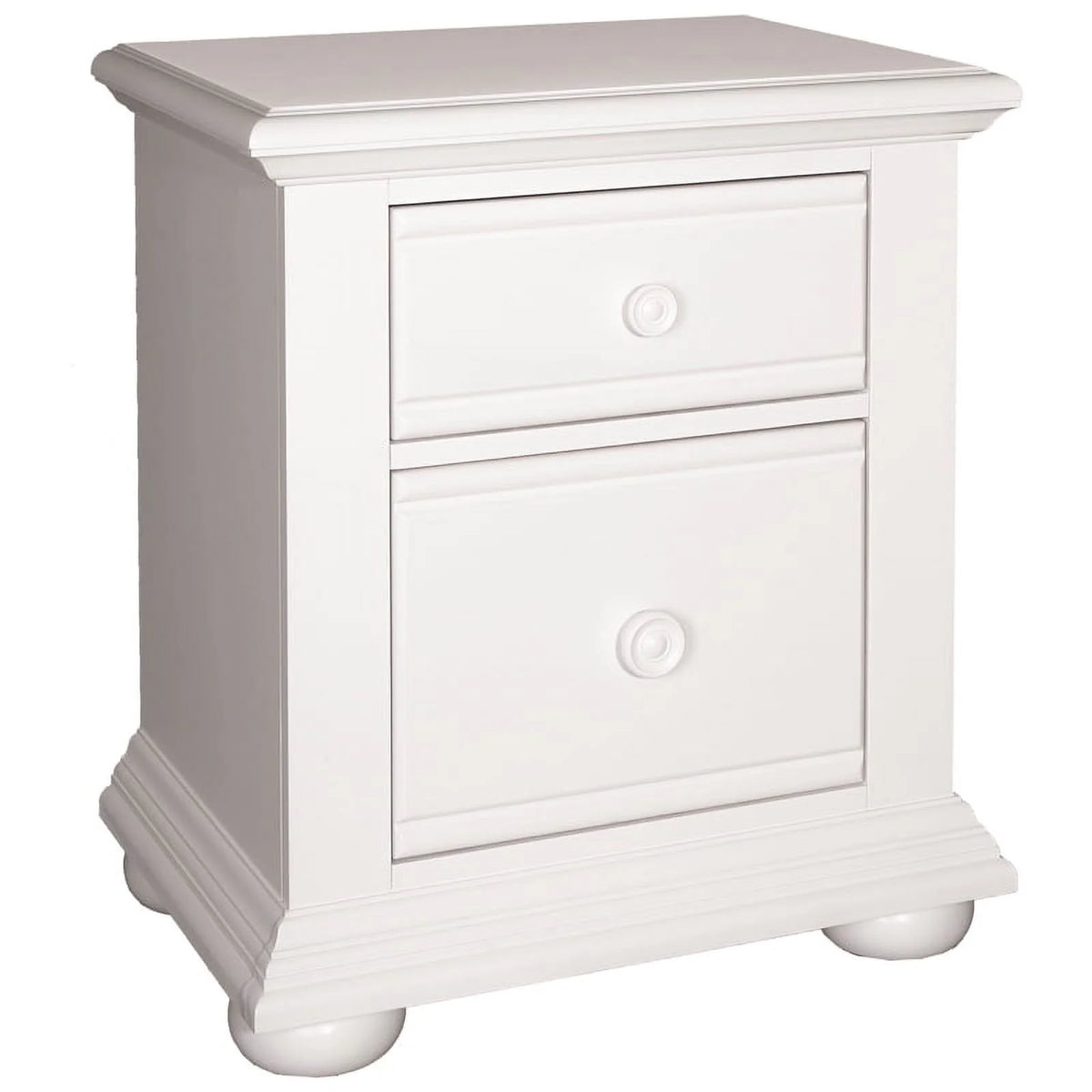 White 2 Drawer Night Stand M409192