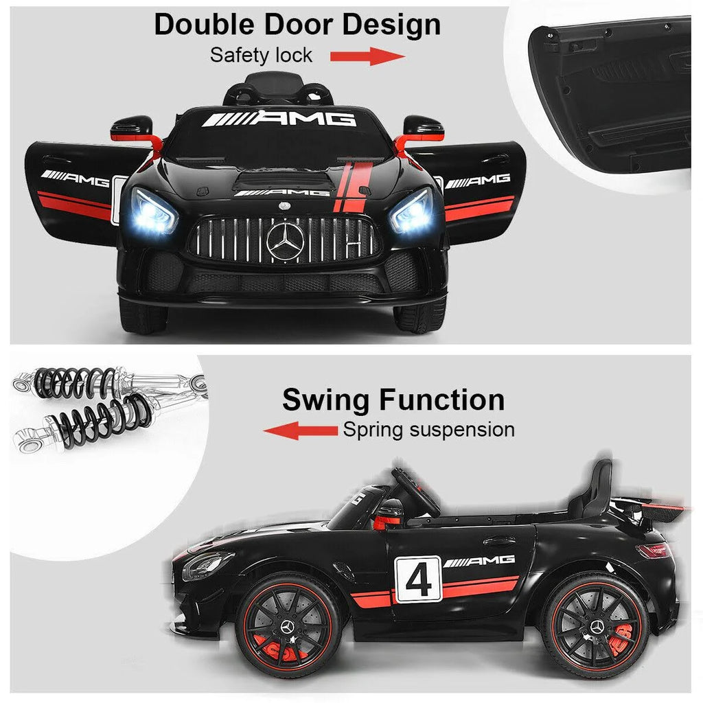 12V Kids Ride on Car with Remote Control Black B775
