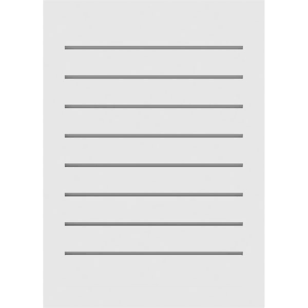 PVC Gable Vent A1850