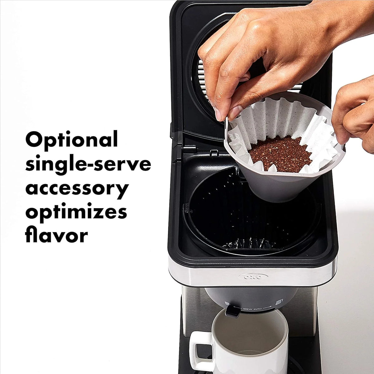 8 Cup Stainless Steel Coffee Maker Y170