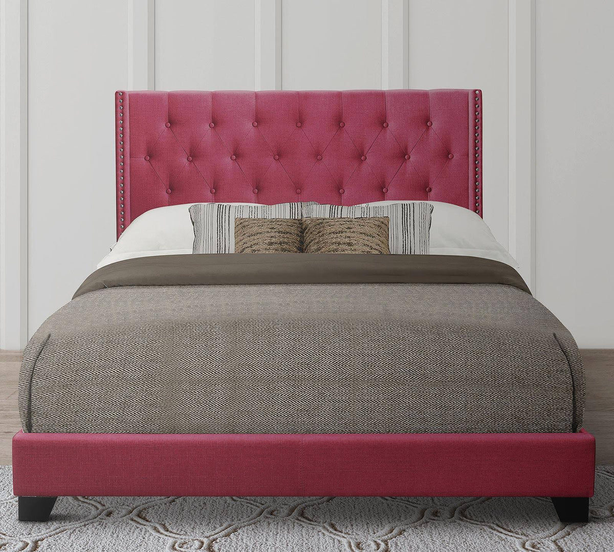 Dark Gray King Bed Set X915