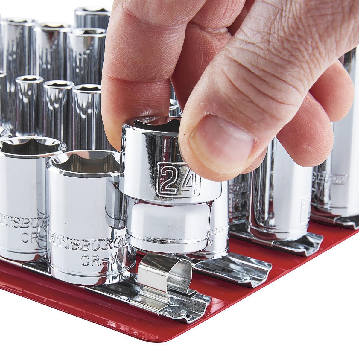 1/4 in., 3/8 in., and 1/2 in. Socket Tray - SAE W6327