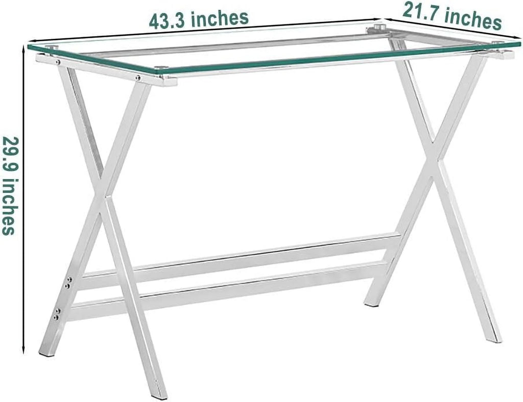 Tempered Glass Computer Desk E5481