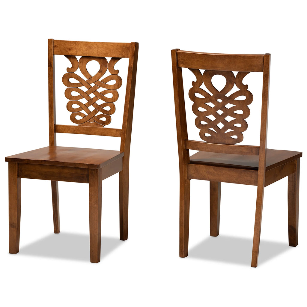 Walnut Brown Dining Chair, Set of 2 K17408