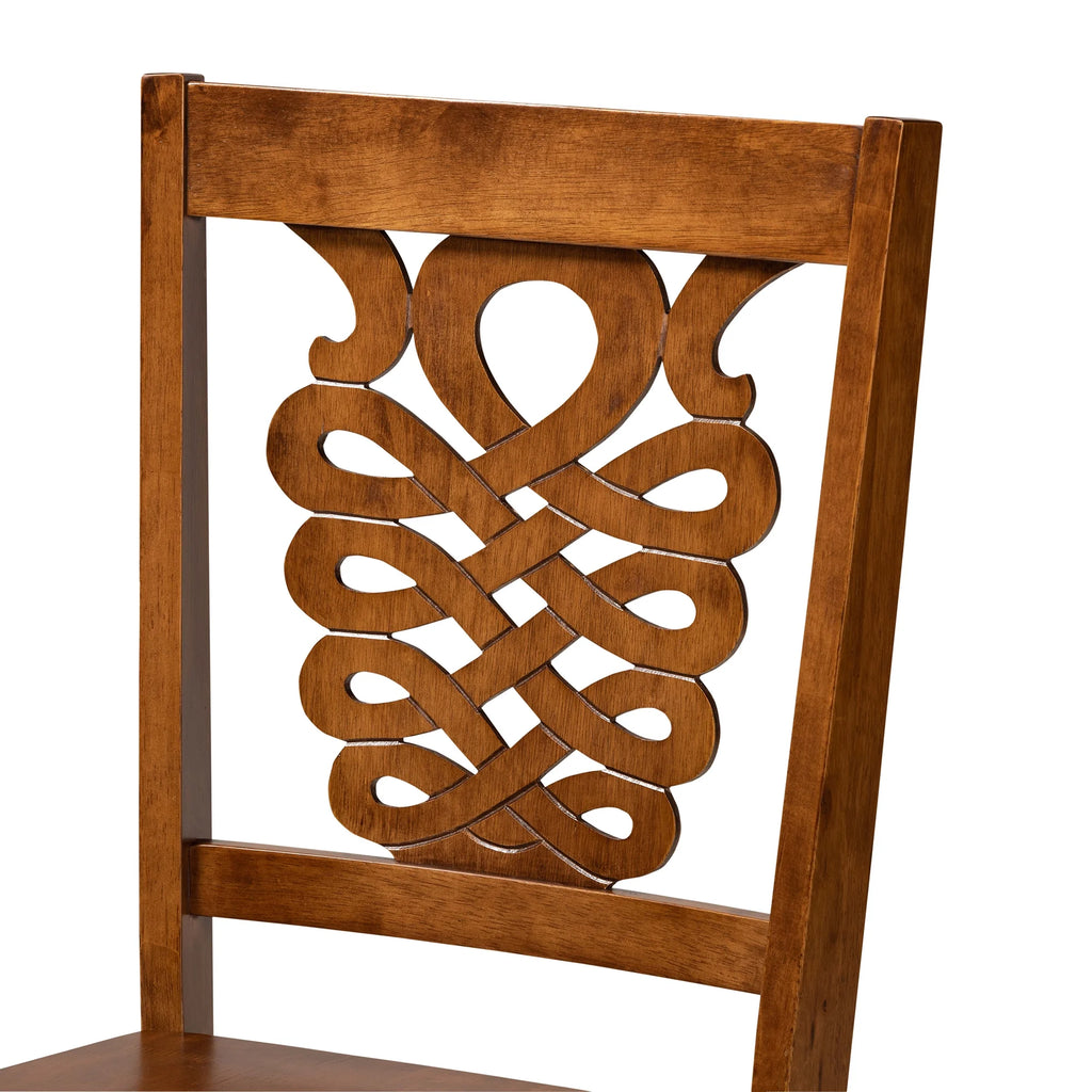 Walnut Brown Dining Chair, Set of 2 K17408
