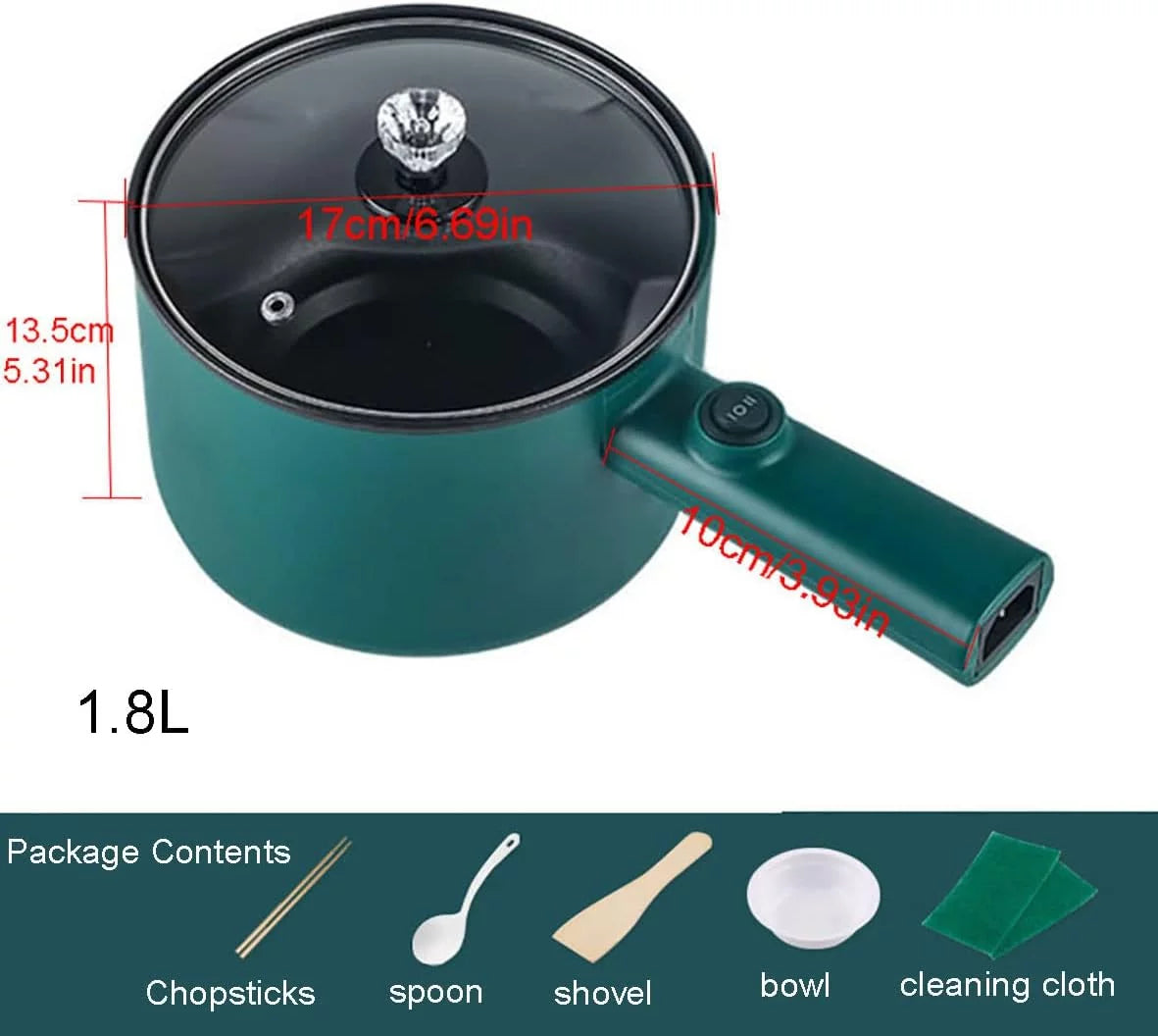 1.8L Non-Stick Electric Hot Pot I530434