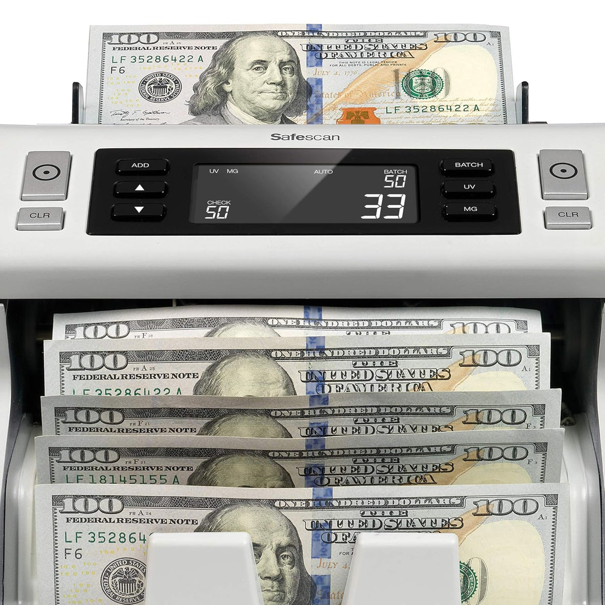Bill Counter with 3-Point Counterfeit Detection S7824