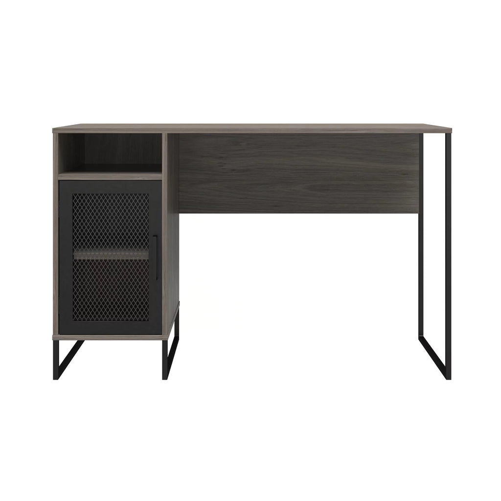 Gray Oak Computer Desk Z48428