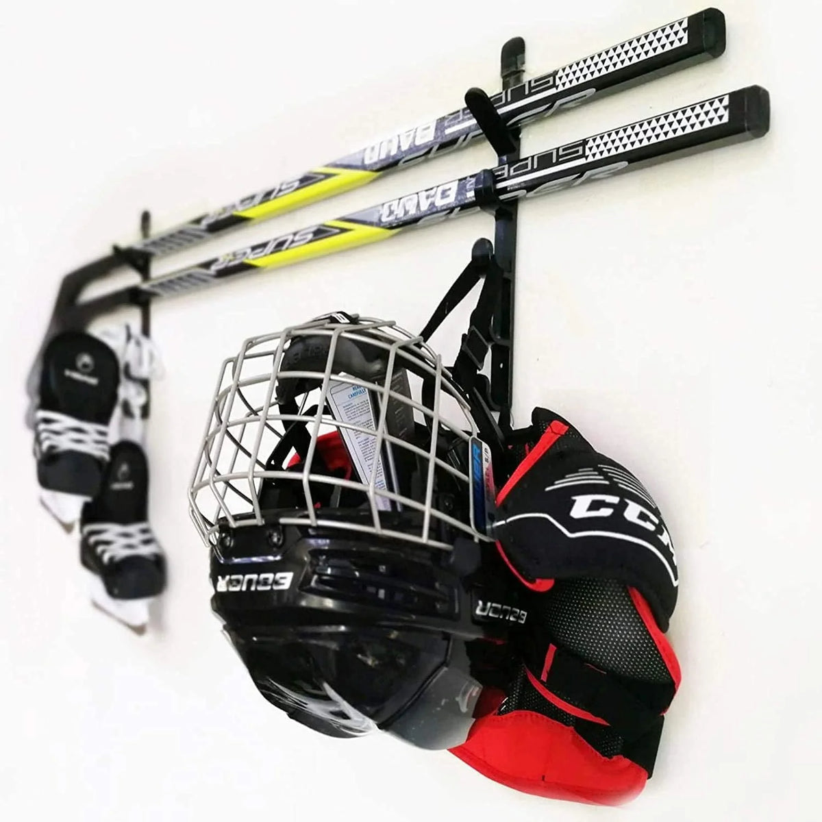 Wall Mount Hockey Stick Rack Q232