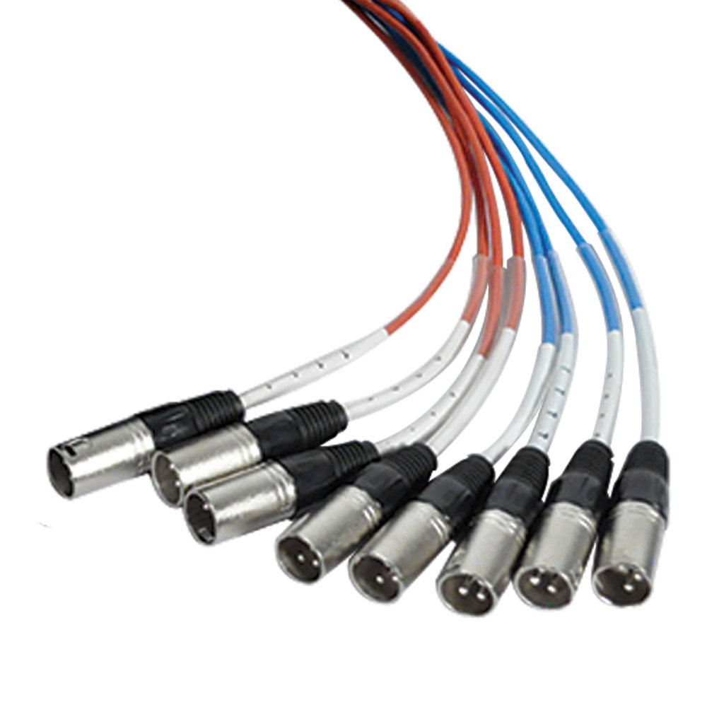 6 Channel 30-Feet Pro Audio Sub Snake Cable T603