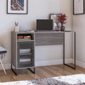 Gray Oak Computer Desk Z48428