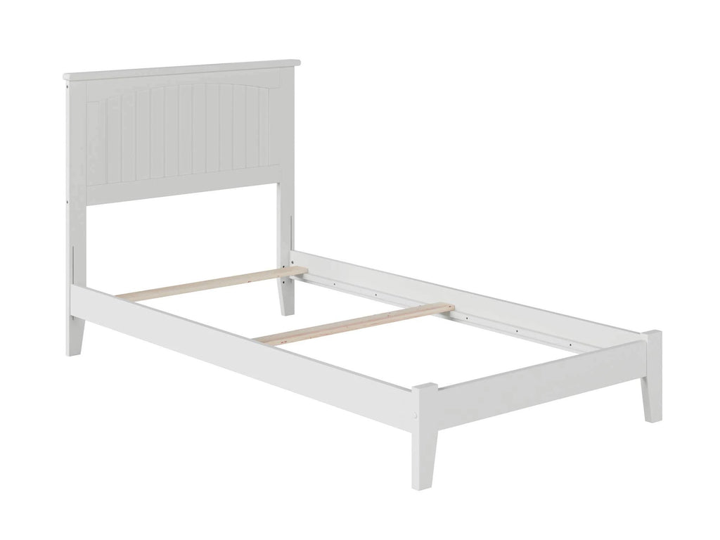 White Twin XL Traditional Bed J818