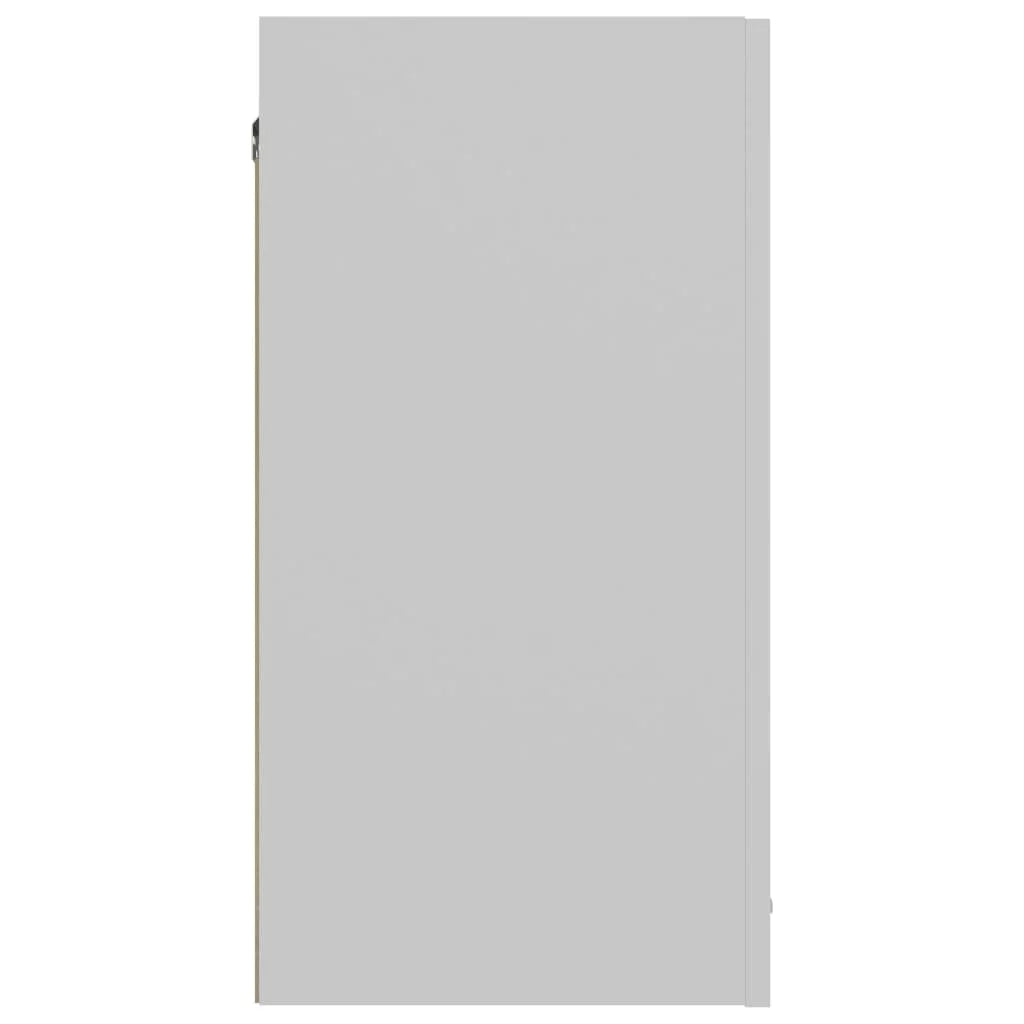 White Engineered Wood Hanging Cabinet E68527
