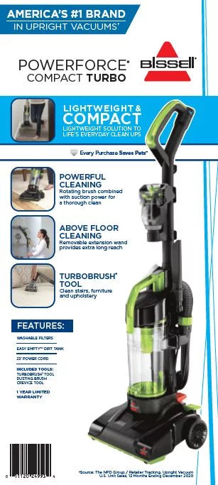 Bagless Compact Vacuum D412469