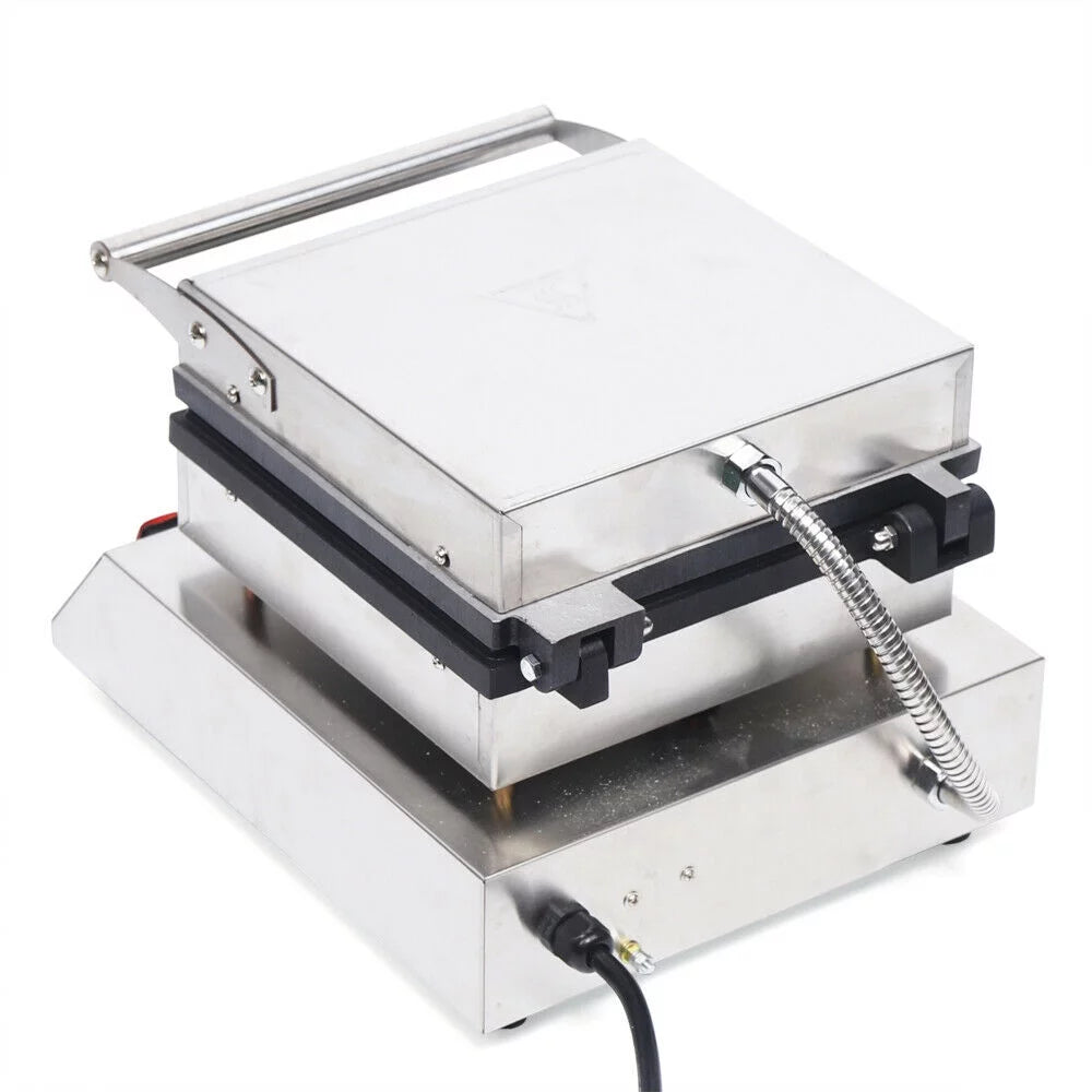1750W 4Pcs Nonstick Square Stainless Steel Electric Waffle Maker Q12980