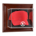 Brown Framed Wall Mounted Logo Cap Case U642