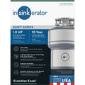 1 HP Continuous Feed Garbage Disposal N99625