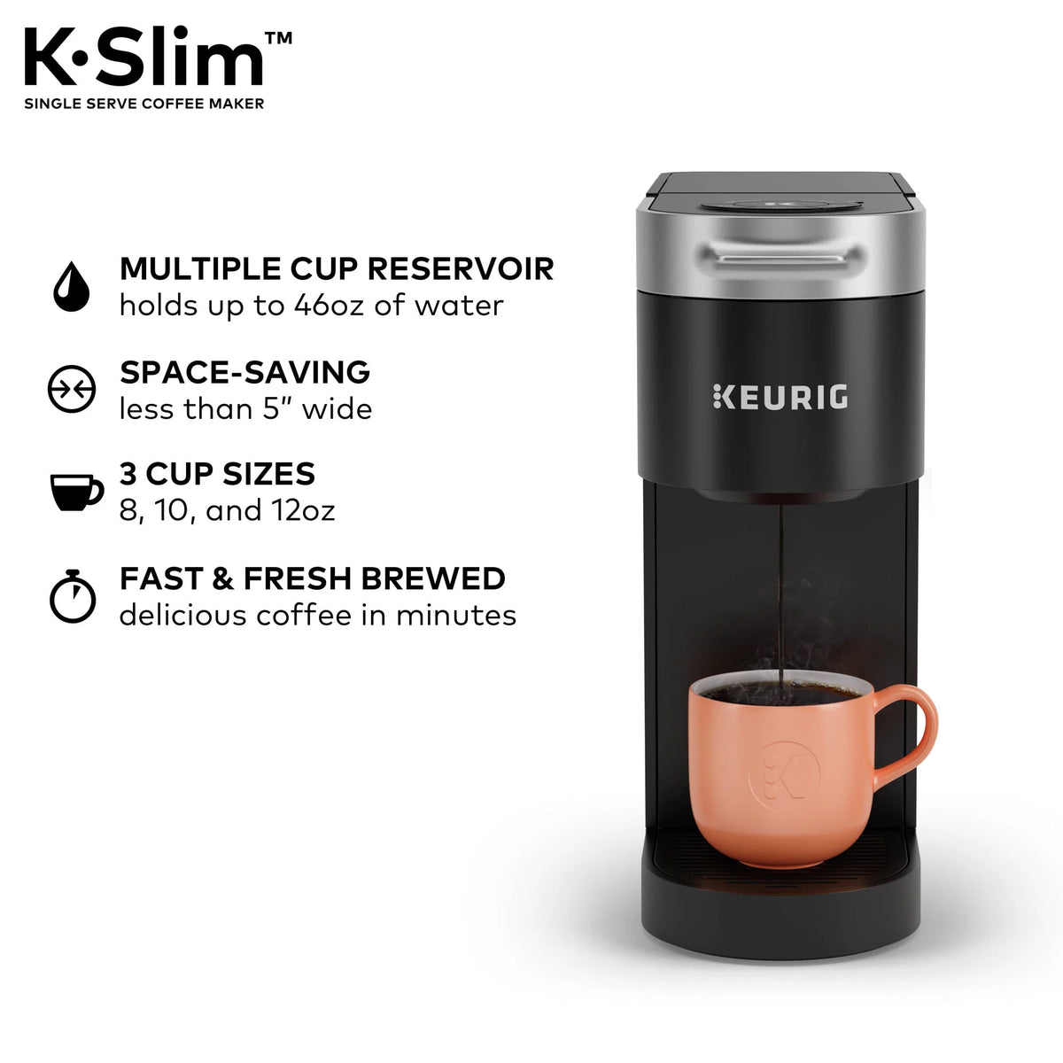Single Serve K-Cup Pod Coffee Maker P11675