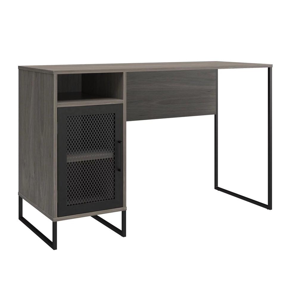 Gray Oak Computer Desk Z48428