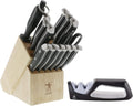 15-pc Knife Block Set with sharpener V15526