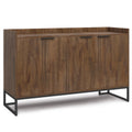 18" Sideboard Buffet in Rustic Natural Aged Brown V101475