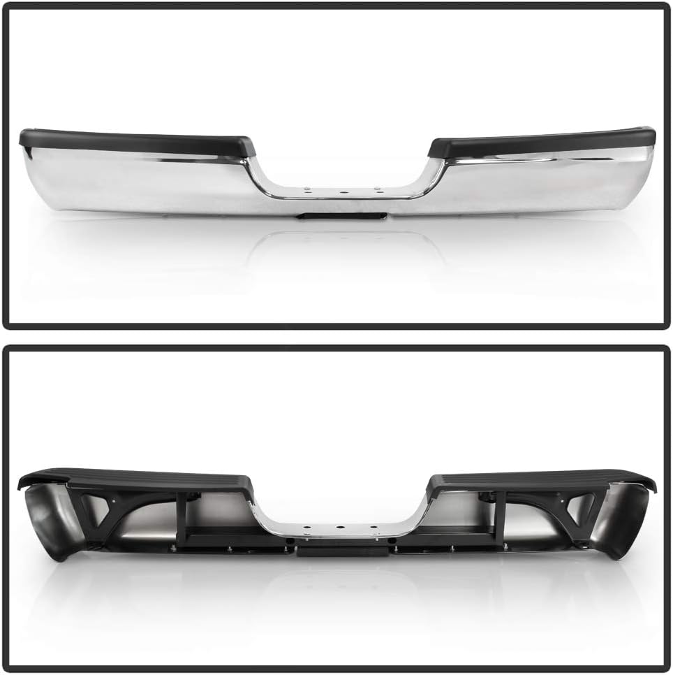 Chrome Steel Rear Step Pad Bumper Assembly Z195