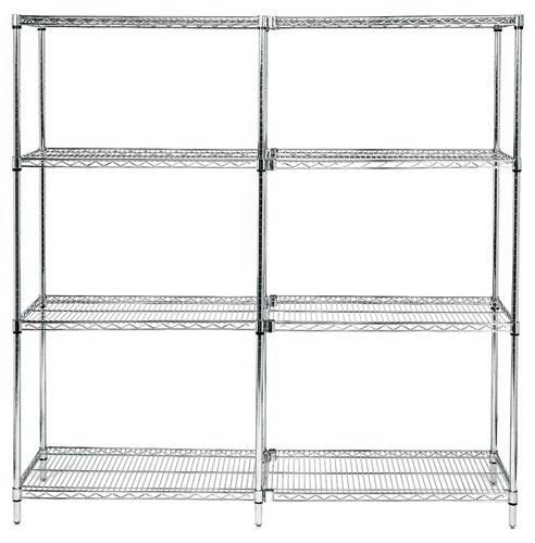 Chrome Wire Shelving Unit L5512