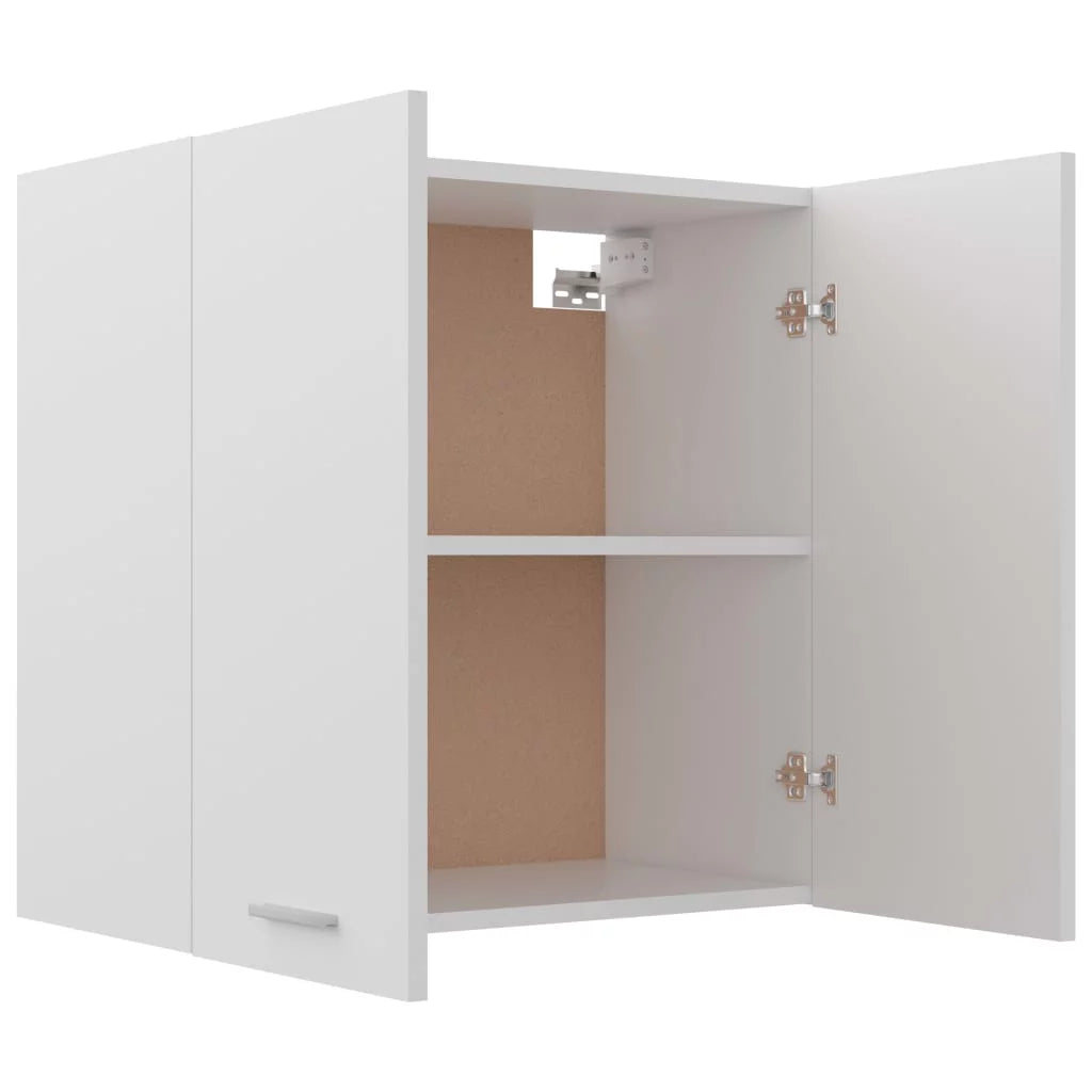 White Engineered Wood Hanging Cabinet E68527