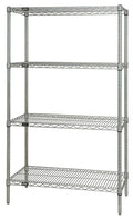 Chrome Wire Shelving Unit L5512