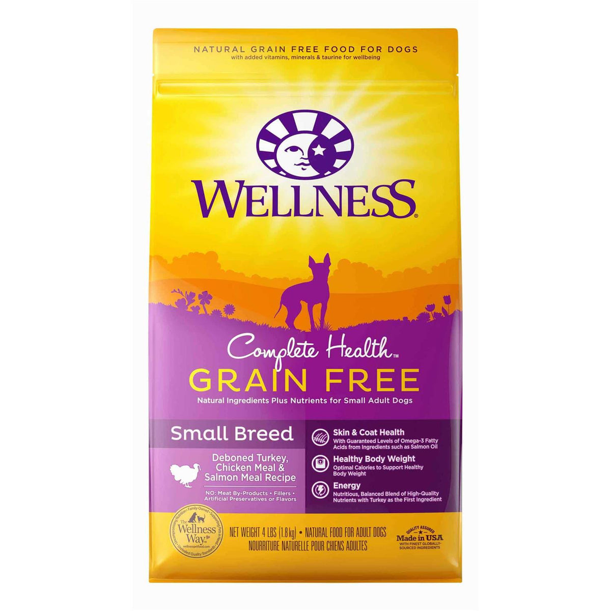 Grain Free Small Breed Deboned Turkey Chicken & Salmon Dry Dog Food C190720