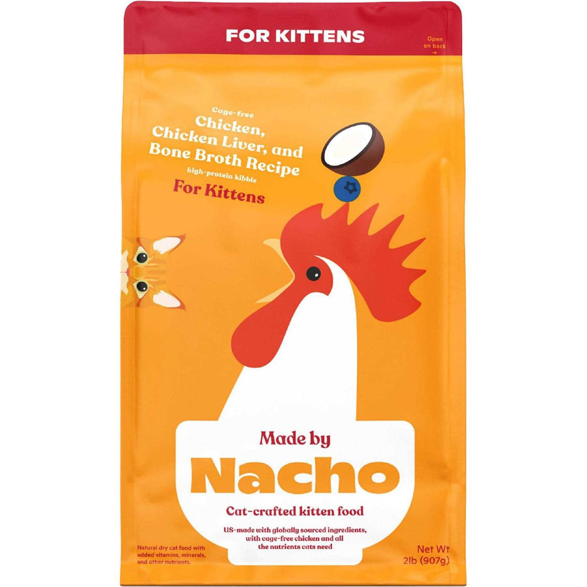 Chicken Chicken Liver & Bone Broth Dry Cat Food P185325