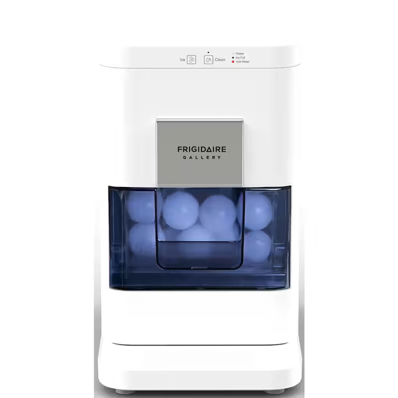 White Portable Round Ice Maker S312855