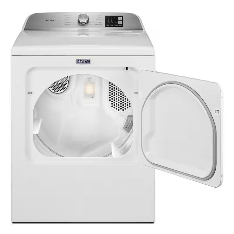 White Electric Vented Dryer with Moisture Sensing Y178